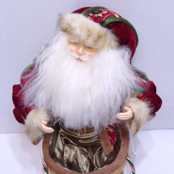 Santa Claus Fireplace Door Hanger Xmas Home Décor Interior - Home Interior 58136 - Picture 5 of 9
